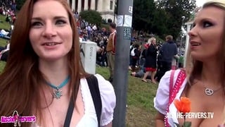 Aische Pervers – Pornocasting Auf Dem Oktoberfest – Teil 1