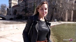 German Scout – Enormous Hanging Natural Tits Teenage Tell To Sex On Pickup Audition