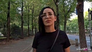 German Scout – First Anal For Floppy Tits Tattoo Teenager Natascha Street Pickup Audition