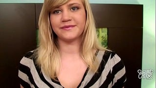 Younger Blond Has Her Pussy Creampied