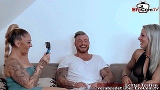 German Sport Milfs Beim Anal Dreier Ffm Mit Tattoo