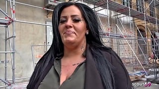 German Scout – Chubby Teenager Ashley Bei Strassen Casting Gefickt