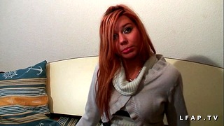 Jeune Little Rousse Demontee Dans Un Plan A 3 Interracial Pour Step Son Audition Porno
