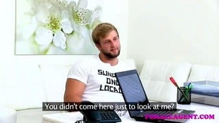 Femaleagent Bodybuilder Fucks Sexy Blondie Agent to Orgasm