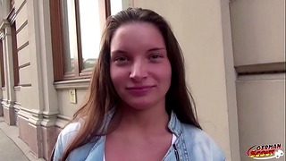 German Scout – Hot Teen Anita B Seduce to Fuck Anal