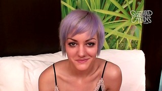 Petite Goth Teen Amateur from Exploitedteens Sucks and Fucks