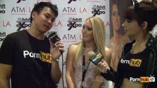 Pornhubtv Aj Applegate Interview at 2014 Avn Awards