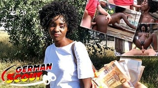 Deutsche Scout – Black Ebony Milf Zaawaadi | Real Public Pickup Sex | Hairy Pussy Harsh
