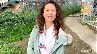 Deutsche Scout – Anal Defloration Sex for Curly Hair Teen Julia Bach at Pickup Casting