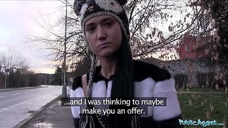 Public Agent Russian Gets Fucked By a Big Cock in Her Bedroom
