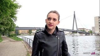 Deutsche Scout – Anal for Tiny 18yr Young Cheating Girl at Street Casting