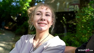 German Scout – First Anal Cream Pie Sex for Little Teen Julia Juice on Date