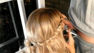 Sexy Blonde Smokes on the Balcony and Sucks a Nasty Dick