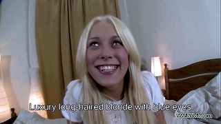 Young Blondie Recorded While Taking a Penis on Residence