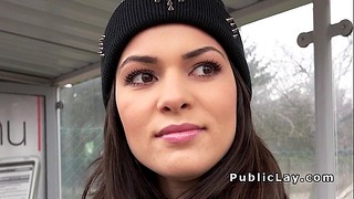 Busty Hungarian Amateur Fucks for Money