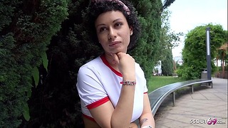 German Scout – Hardcore Anal for Bitch Stacy on Street Audition for Money