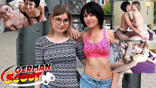 German Scout – Two Candid Girls from Berlin I First Ffm Threesome at Reality Pickup Sex