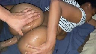 Fucked My Babe from the Back With My Cum All Over Her Ass