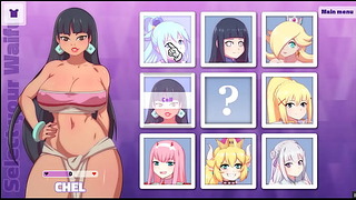 Waifu Hub [pornplay Parody Hentai Game] Emilia from Re-zero Couch Interview – Part1 First Time Porn Shooting for That Innocent Elf