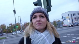 Deutsche Scout – Deutsche Studentin Amelie Bei Fake Model Job Für Geld Gefickt Nach Strassen Interview