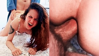 Aching Anal Creampie. Anal Destruction. She Asked Me To Open Her Ass And She Regretted It.