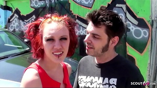 Slim Ginger Punk Teen Mystick Moons Pickup For Lost Apartment Sex