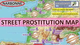 Street Map Of Narbonne, France, Femmes, Aimer, Dansant, Disco, Divertissement, Amusement, Plaisir, Plaisir,