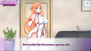 Waifu Hub Hentai Parody Game Pornplay Ep.1 Asuna Porn Couch Casting – This Naughty Lady From Sword Art On-Line Want To