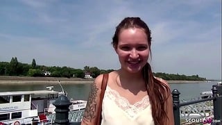 German Scout – Teen Mia Seduce Big Dick Anal Fuck At Public Agent Casting