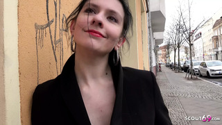GERMAN SCOUT – ART STUDENT ANNA TALK TO ANAL CASTING FUCK