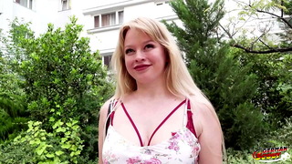 GERMAN SCOUT – Curvy Miss Anna Lynx Pickup and talk to Casting Fuck