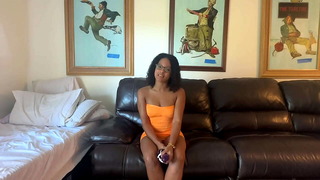 Sascha Stage's Interracial First Casting Video