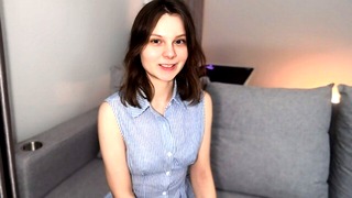 She Decided to Make Porn. First Casting for a Cute 19 year old Amateur
