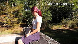 Lovely 19 year old teen’s first porn casting
