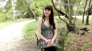 innocent teen does first anal casting