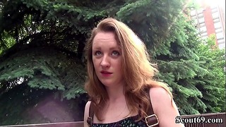 GERMAN SCOUT – SKINNY REDHEAD TEEN EMMA ANAL SEX AT CASTING