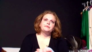 GERMAN BBW MATURE REAL AMATEUR MASTURBATION CASTING AFTER PICKUP