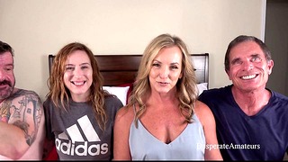Casting Desperate Amateurs big tit hot moms getting their tight pussies smashed hard with huge hard